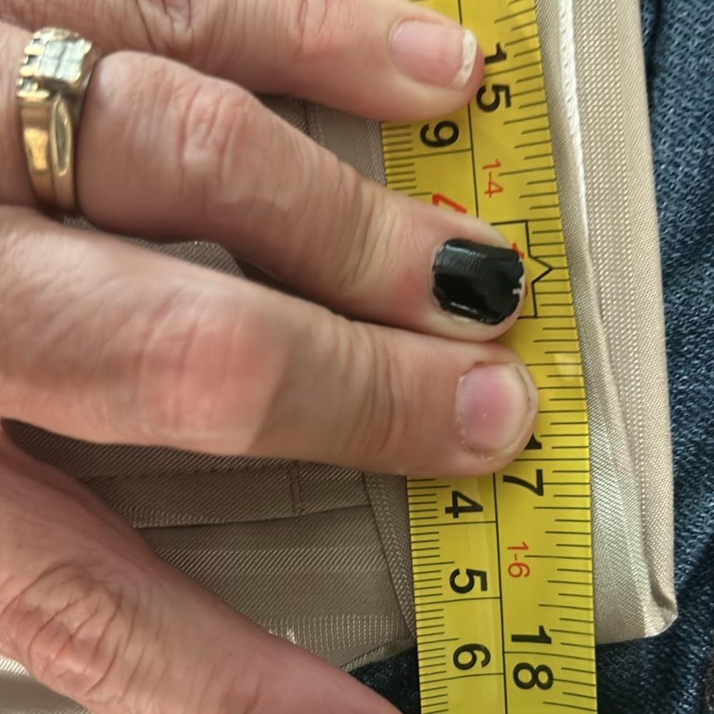 Versace Taupe Striped Trousers. Ladies - Picture 5 of 14
